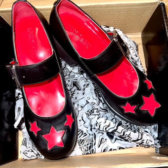 NIB- Misery Business Star Mary Janes Platform Shoes - Picture 2 of 13